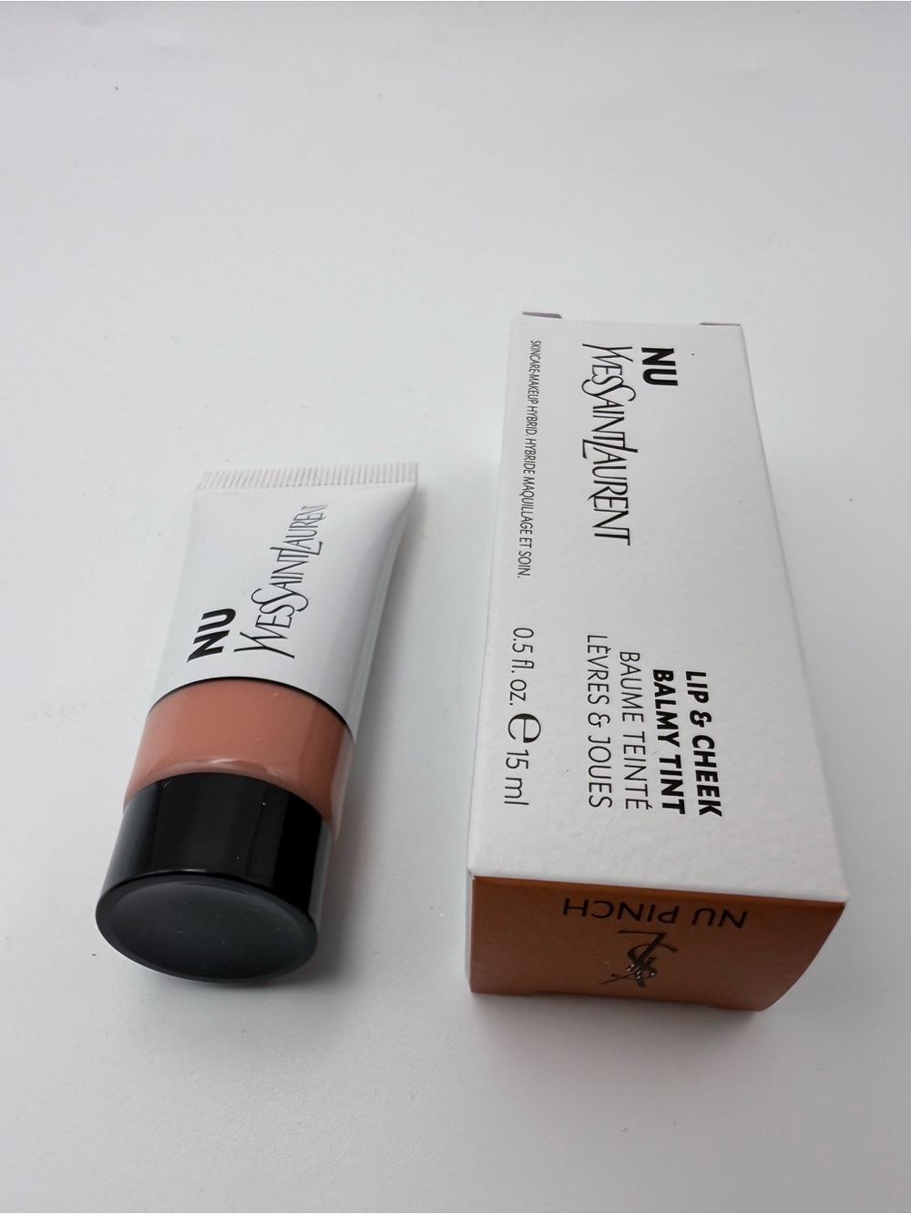 NIB YSL Yves Saint Laurent NU Lip & Cheek Balmy Tint – Shade: Nu Pinch (0.5 oz)
